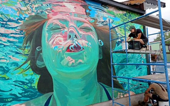 Artist’s New Nisswa Mural Evokes Nostalgia for Minnesota Summer Days of Youth!