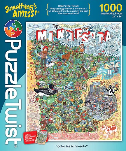 Color Me Minnesota – Minnesota ‘PuzzleTwist’ Created By Local Artist